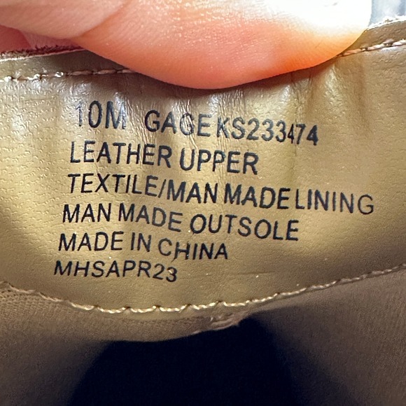 Kensie Gage Booties Womens 10 Tan Suede Leather Perforated Ankle Boots NEW - Picture 8 of 9